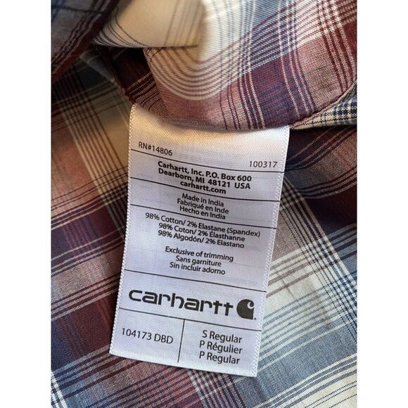 Carhartt Men Sz S Rugged Flex Relaxed Fit SS - Picture 6 of 7